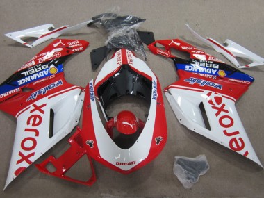 Carenados Moto Ducati 1098 2007-2014 - Blanco Rojo Azul Negro Valsir Xerox Asequibles