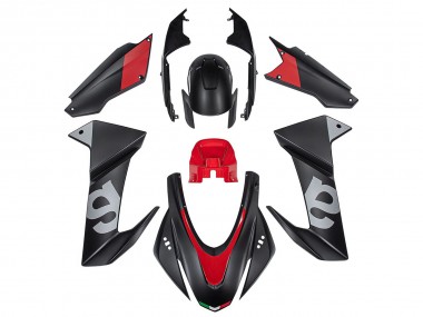 Carenados Moto Aprilia RS660 2020-2024 - Negro Rojo Asequibles