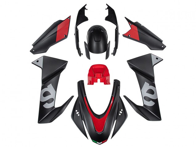 Carenados Moto Aprilia RS660 2020-2024 - Negro Rojo Asequibles