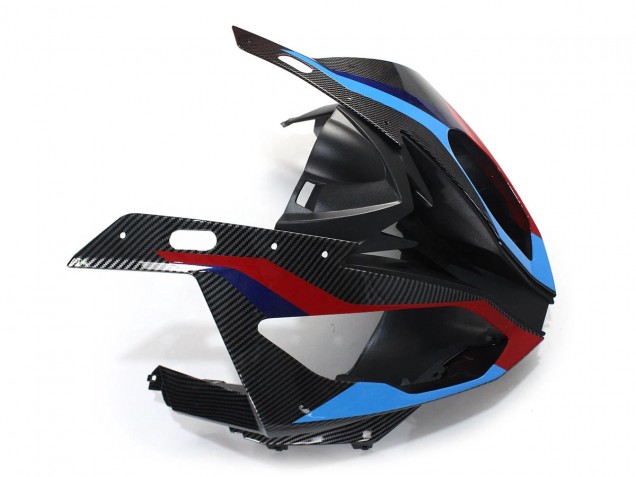 Carenados Moto BMW S1000RR 2015-2016 - Azul Rojo FibraCarbono Asequibles