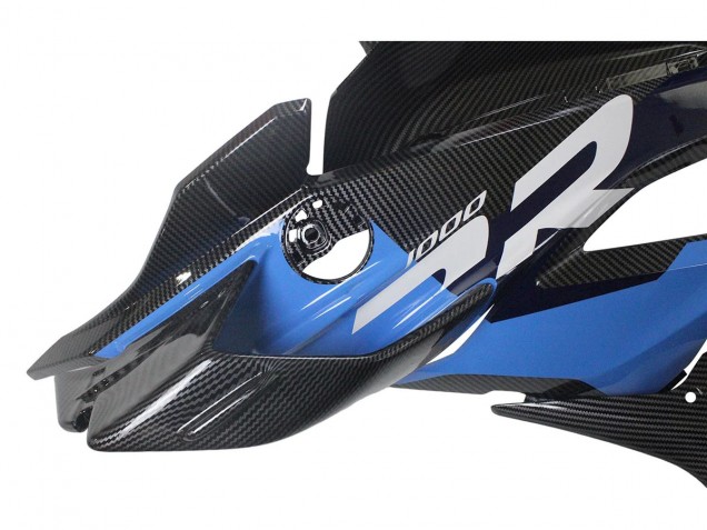 Carenados Moto BMW S1000RR 2023-2024 - Azul Rojo FibraCarbono Asequibles
