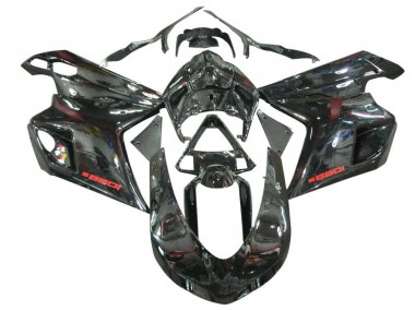 Carenados Moto Ducati 1098 2007-2014 - Negro Brillante Asequibles