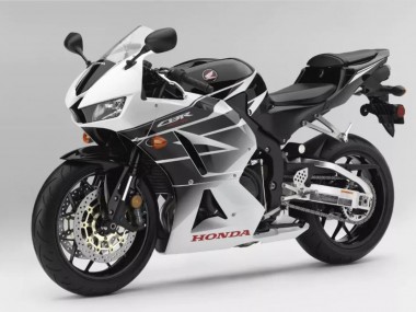 Carenados Moto Honda CBR600RR 2013-2023 - Blanco Negro Asequibles