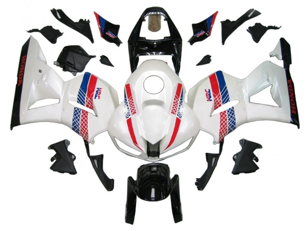 Kits Carenado Moto Honda CBR600RR 2013-2023 - Blanco Rojo Azul Asequibles