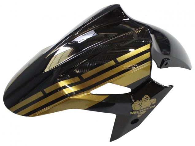 Carenados Moto Kawasaki EX400 2018-2024 - Oro Negro Brillante Asequibles
