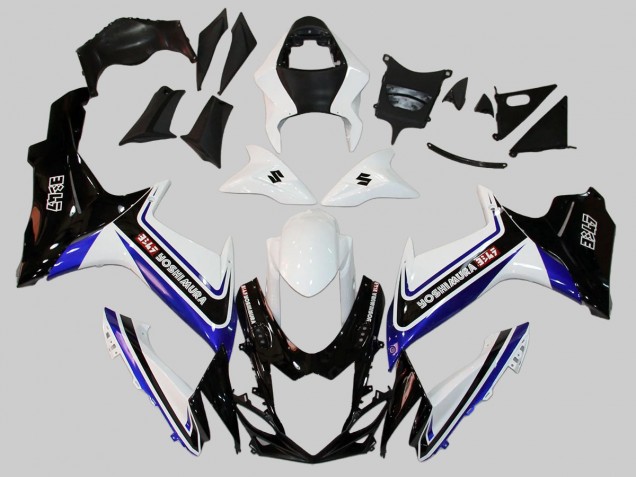 Carenados Moto Suzuki GSXR 600/750 2011-2024 - Blanco Azul Negro Alstare Asequibles