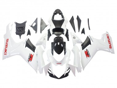 Carenados Moto Suzuki GSXR 600/750 2011-2024 - Blanco Negro Brillante Rojo Calcomanía Asequibles