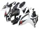 Carenados Moto Suzuki GSXR 600/750 2006-2007 - Negro Blanco FibraCarbono Estilo Asequibles