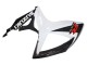 Carenados Moto Suzuki GSXR 600/750 2006-2007 - Negro Blanco FibraCarbono Estilo Asequibles