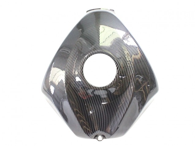 Carenados Moto Suzuki GSXR 600/750 2006-2007 - Negro Blanco FibraCarbono Estilo Asequibles