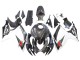 Carenados Moto Suzuki GSXR 600/750 2006-2007 - Negro Blanco FibraCarbono Estilo Asequibles