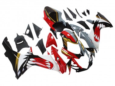 Carenados Moto Suzuki GSXR 600/750 2011-2024 - Rojo Oro Gris Negro Blanco Tiburón Asequibles