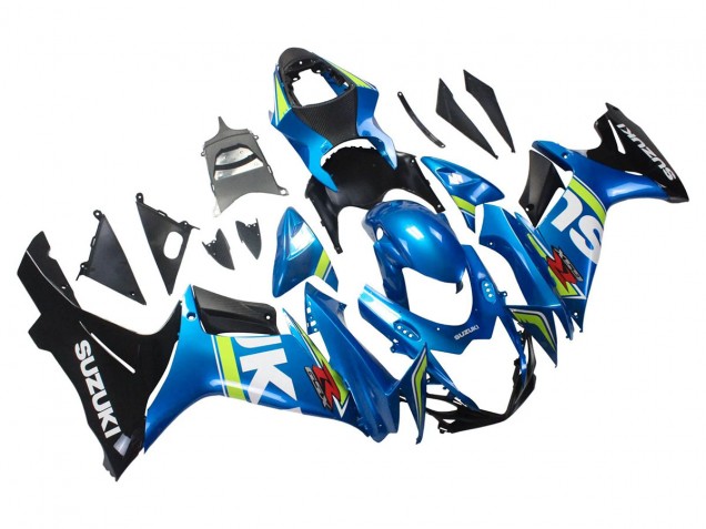 Carenados Moto Suzuki GSXR 600/750 2011-2024 - Azul Blanco Verde Negro Asequibles