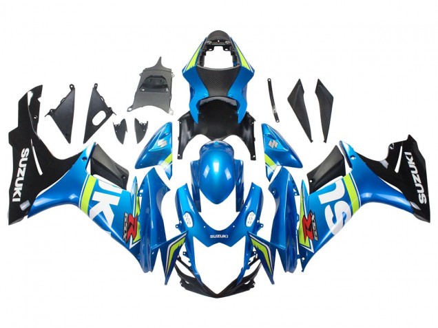 Carenados Moto Suzuki GSXR 600/750 2011-2024 - Azul Blanco Verde Negro Asequibles