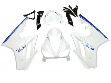Carenados Moto Triumph Daytona 675 2006-2008 - Blanco Azul Asequibles