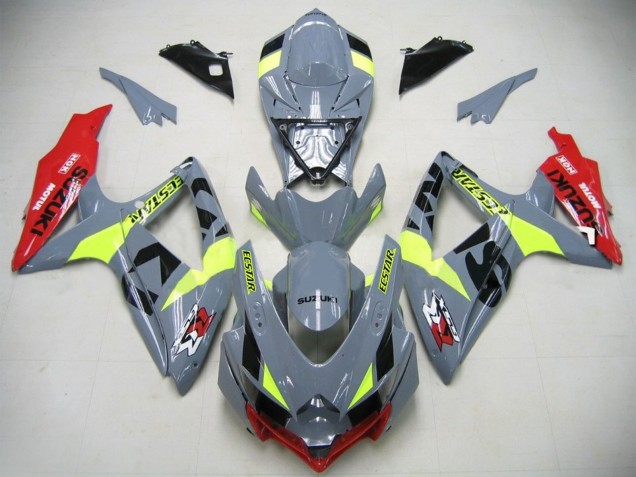 Carenados Moto GSXR750 K6 2006-2007 - Nardo Gris Neon Verde Rojo Ecstar Asequibles