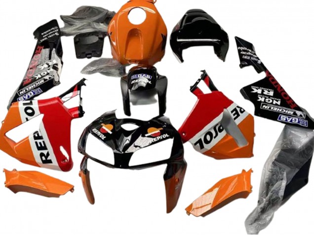 Carenados Moto Honda CBR600RR 2005-2006 - Negro Naranja Blanco Rojo Repsol Asequibles