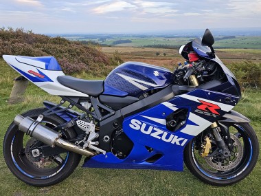 Carenados Moto Suzuki GSXR 600 2004-2005 - Azul Blanco Rojo Asequibles