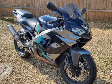 Carenados Moto Kawasaki Ninja ZX9R 2002-2003 - Azul Plata Asequibles