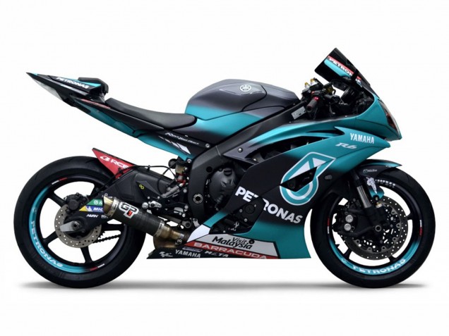 Carenados Moto Yamaha YZF R6 2008-2016 - Verde Claro Blanco Negro Petronas Asequibles