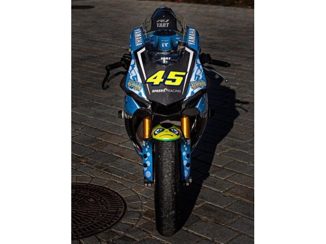Carenados Moto Yamaha YZF R1 2015-2019 - Azul Amarillo Tiburón Asequibles