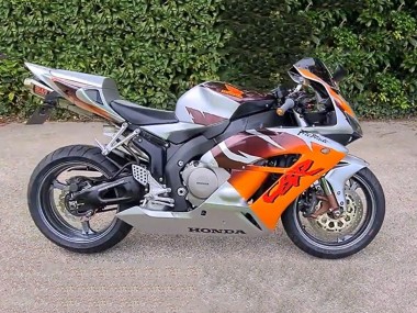 Carenados Moto Honda CBR1000RR 2006-2007 - Plata Naranja Asequibles